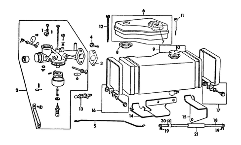 Part Location Diagram of IH-61862-C91 Cub Cadet Cleaner Assy, Air